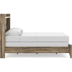 Elbrim Panel Bed - Brown