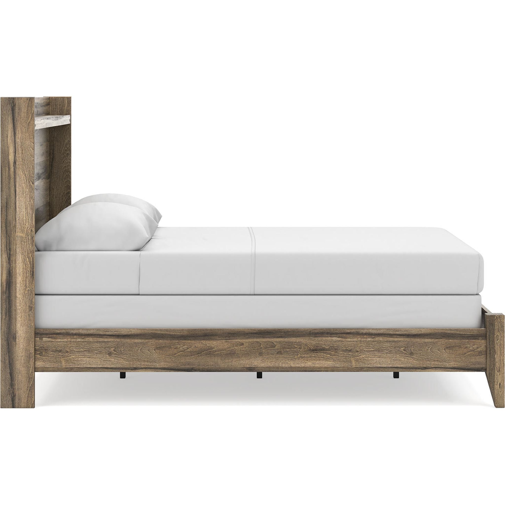 Elbrim Panel Bed - Brown