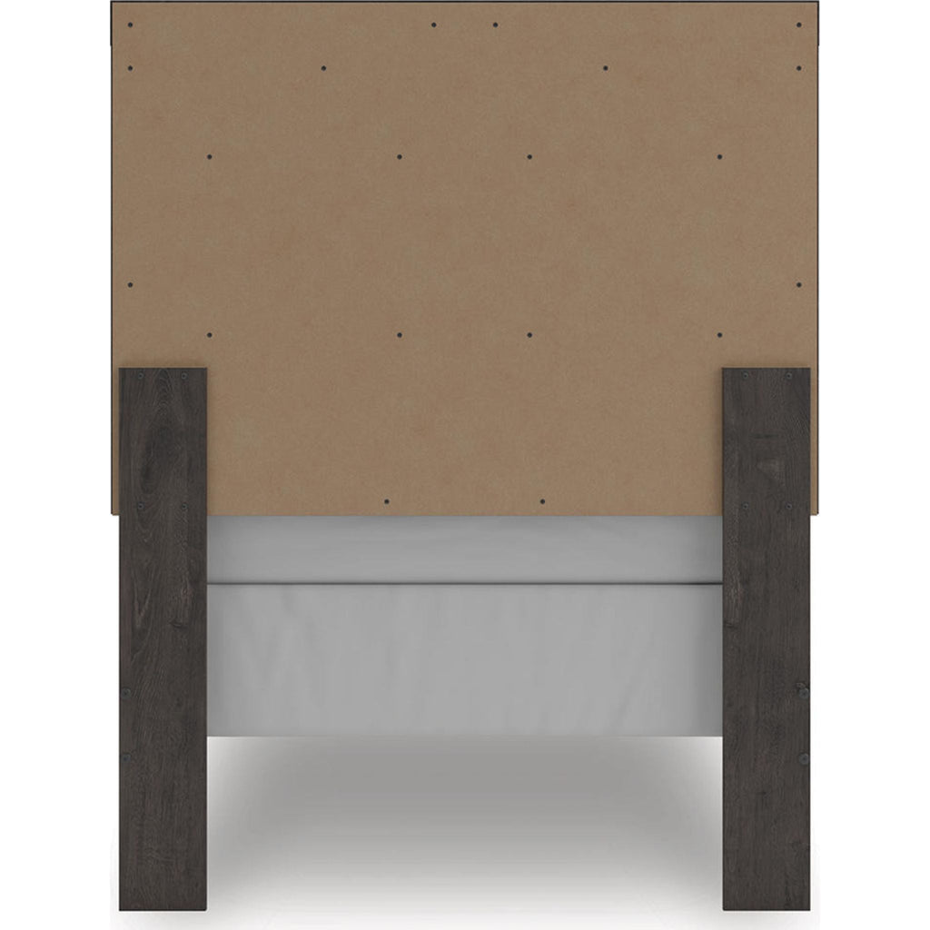 Prendonea Twin Panel Bed - Charcoal