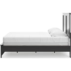 Maribel Panel Bed - Black