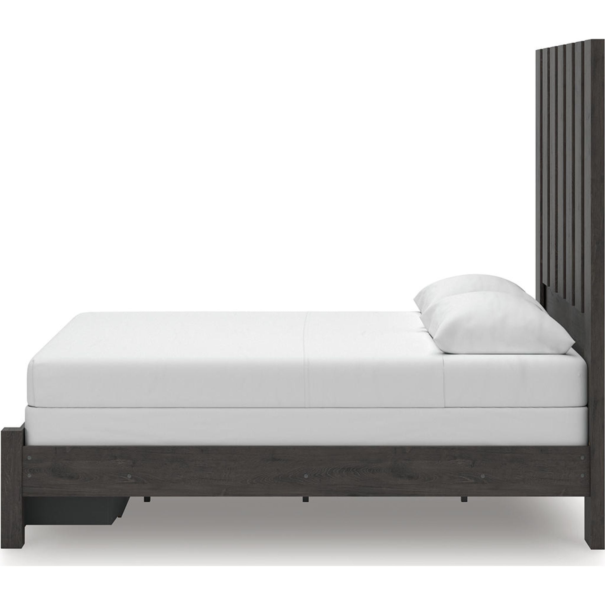 Fraluna Queen Storage Bed - Charcoal