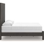 Fraluna Queen Panel Bed - Charcoal