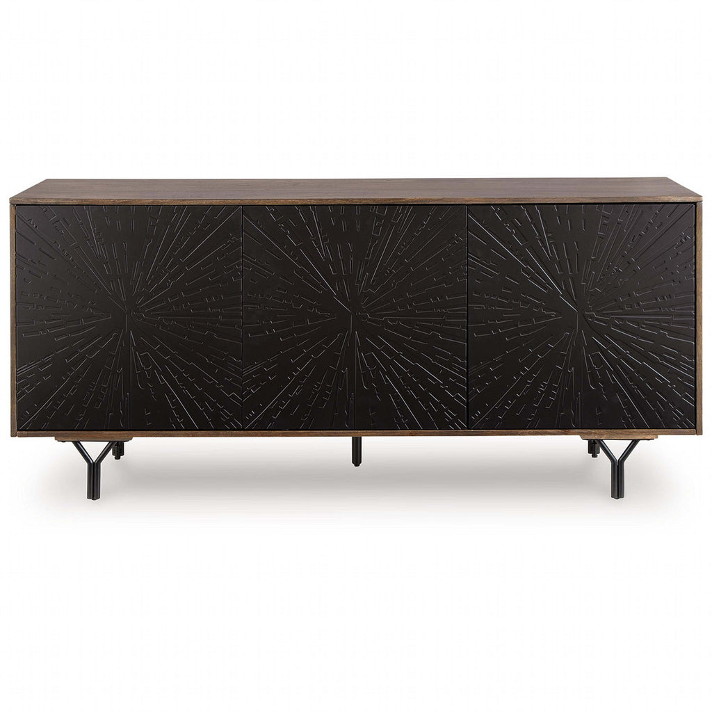 Lavinmont Accent Cabinet - Multi Brown