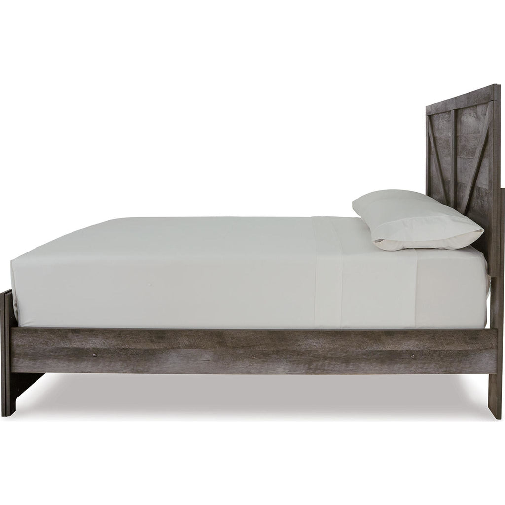 Wynnlow Crossbuck Panel Bed - Gray