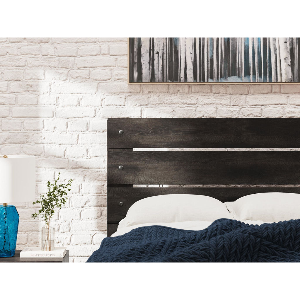 Hollivern Twin Storage Bed - Dark Gray