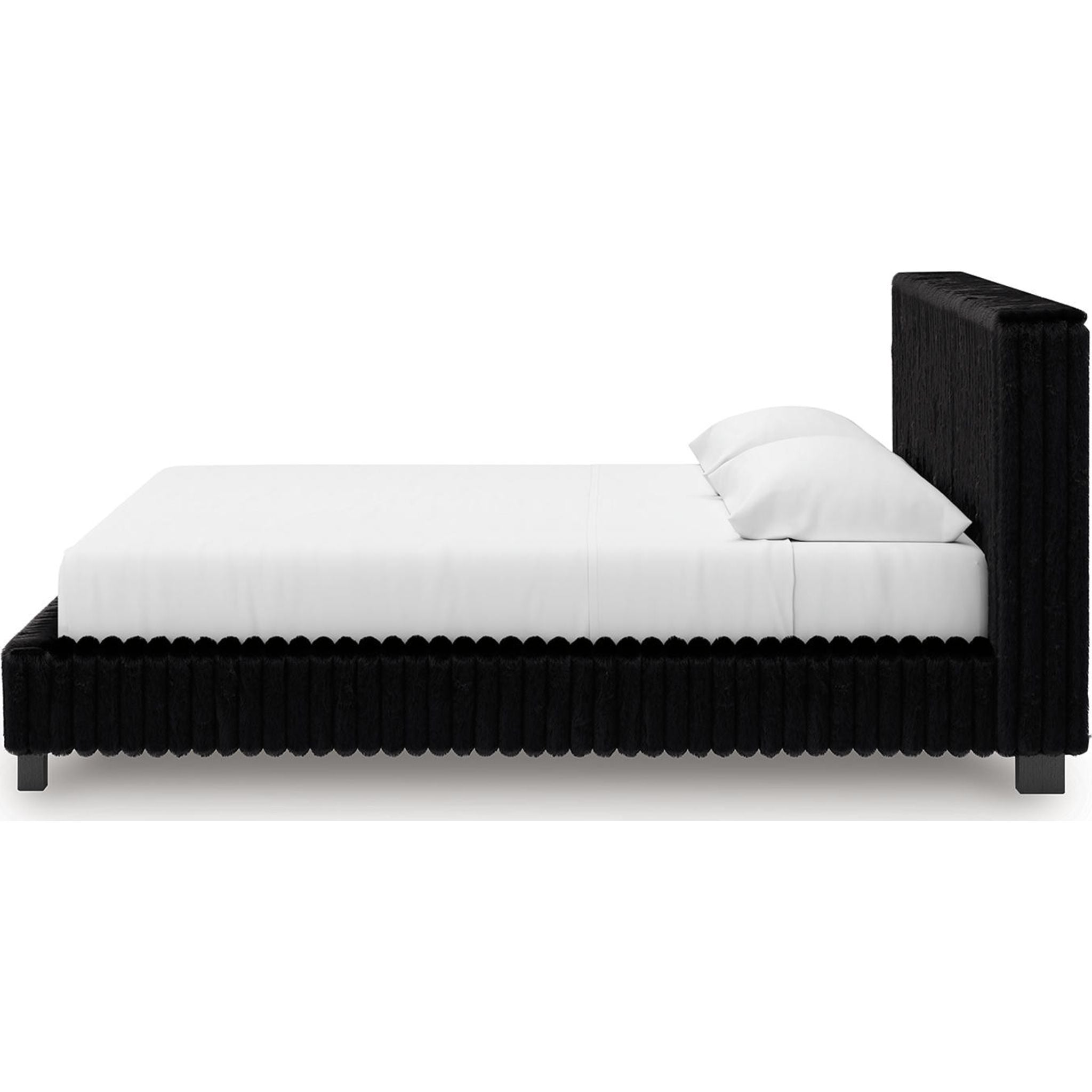 Zuraleus King Upholstered Bed - Black