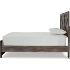 Wynnlow Crossbuck Panel Bed - Gray