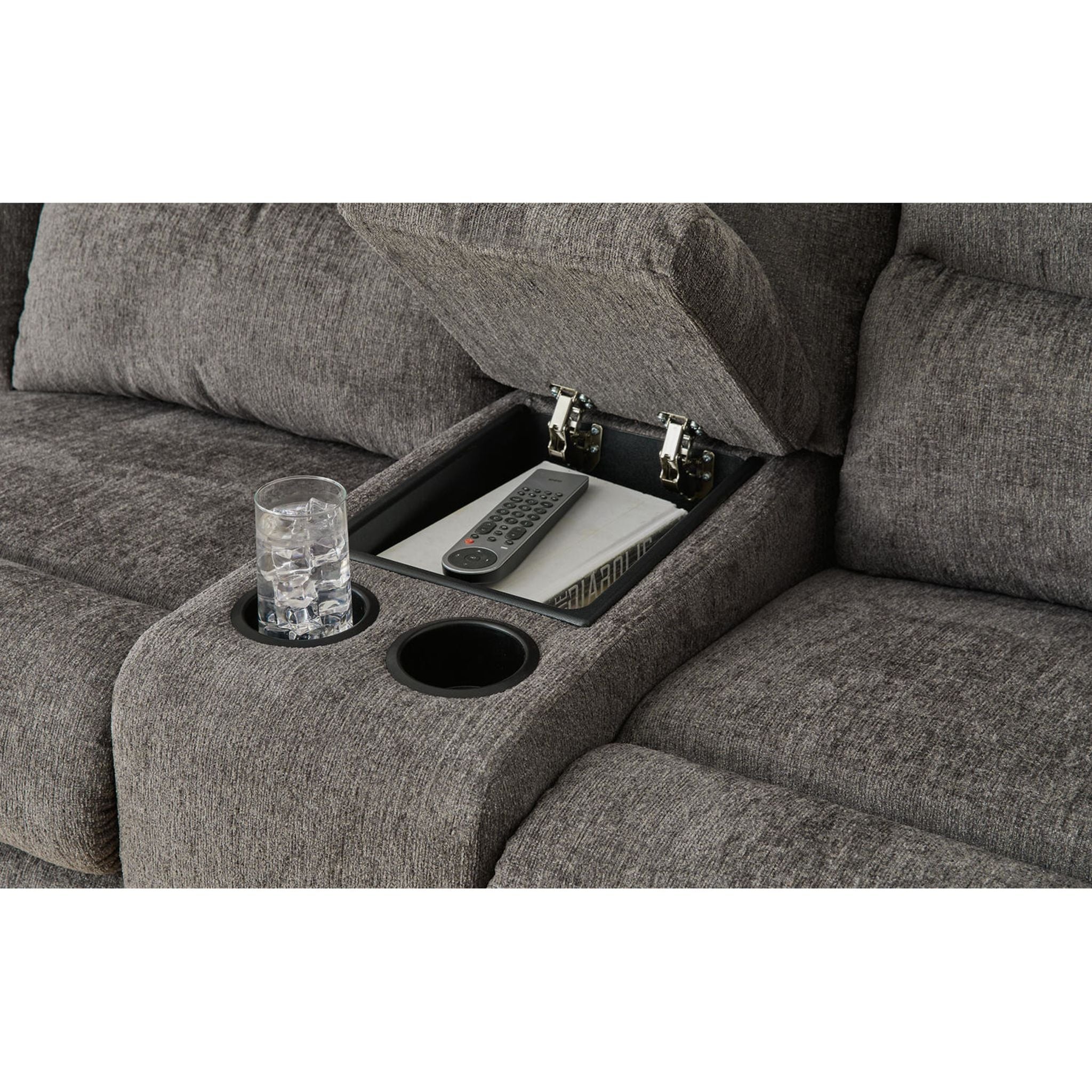 Museum 2 Piece Reclining Sectional with Console
