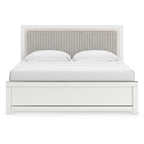 Zuraleus King Upholstered Bed - White