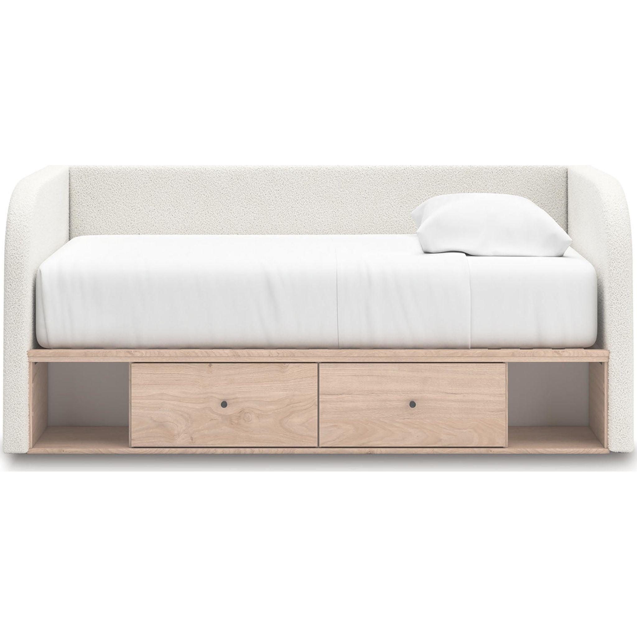 Arloster Daybed with Storage - Tan/White