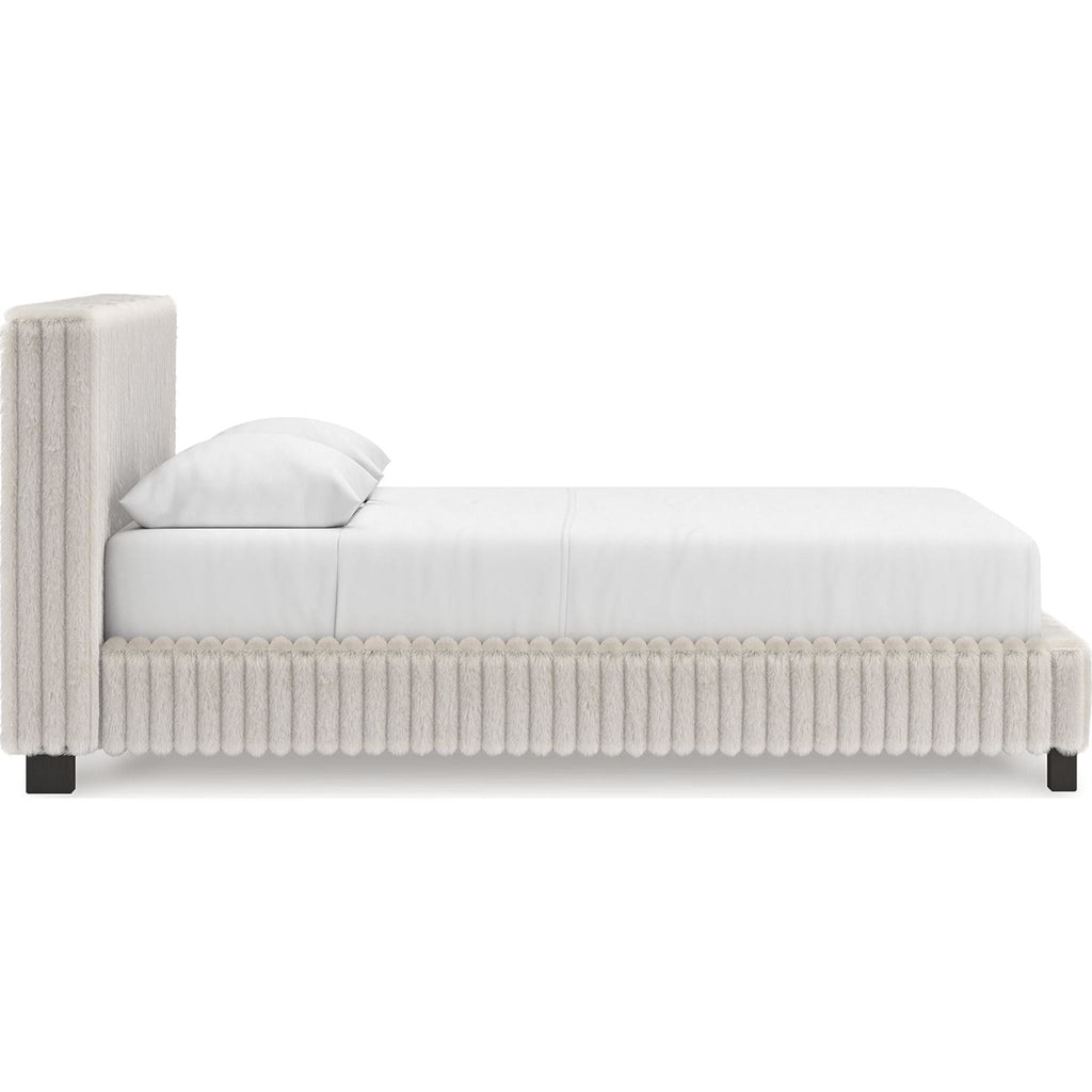 Zuraleus Queen Upholstered Bed - White