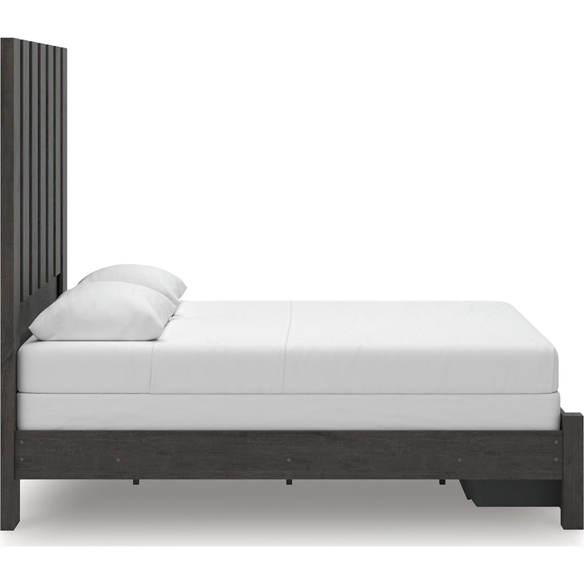 Fraluna Queen Storage Bed - Charcoal