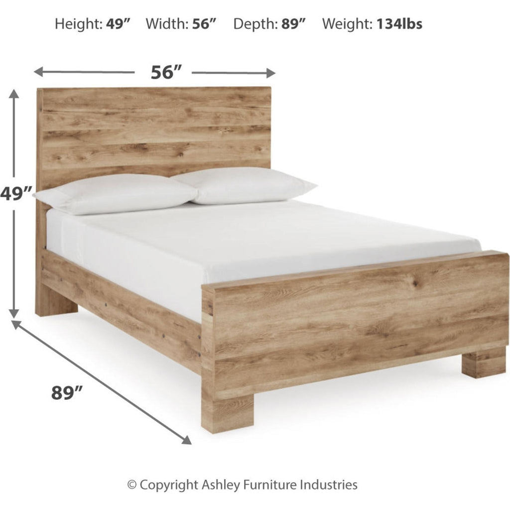 Hyanna 6 Piece Panel Bedroom - Tan Brown