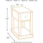Breegin End Table - Brown