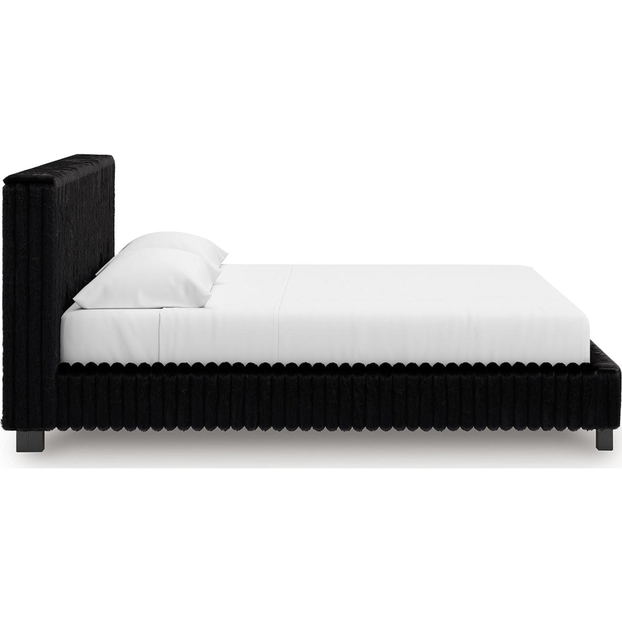 Zuraleus King Upholstered Bed - Black