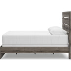 Graystorm Queen Panel Bed - Brown Gray