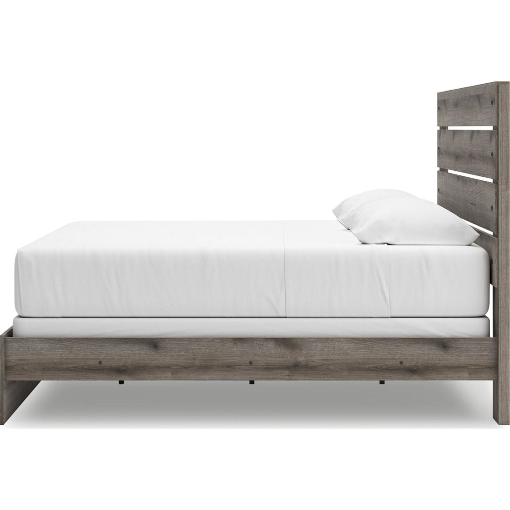 Graystorm King Panel Bed - Brown Gray