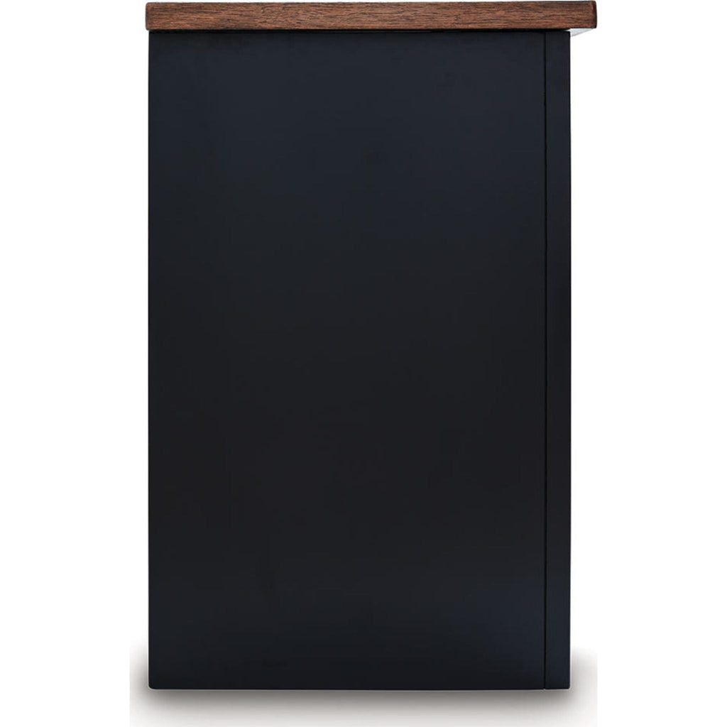 Wildenauer TV Stand - Brown/Black