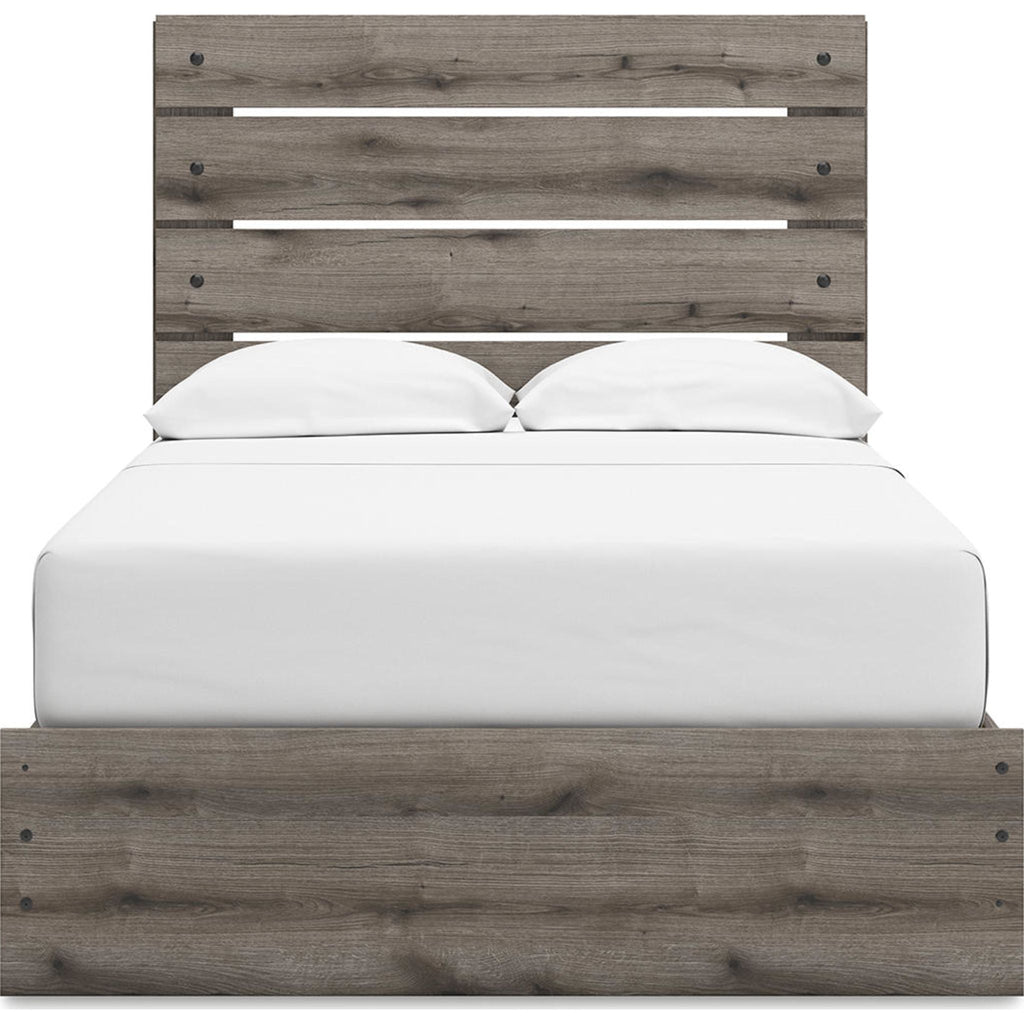 Graystorm Full Storage Bed - Brown Gray