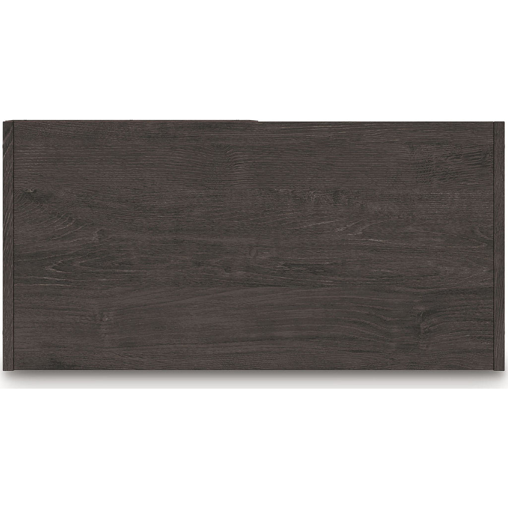 Piperton Bookcase - Charcoal