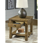 Vandenmore End Table - Medium Brown
