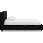 Zuraleus Queen Upholstered Bed - Black