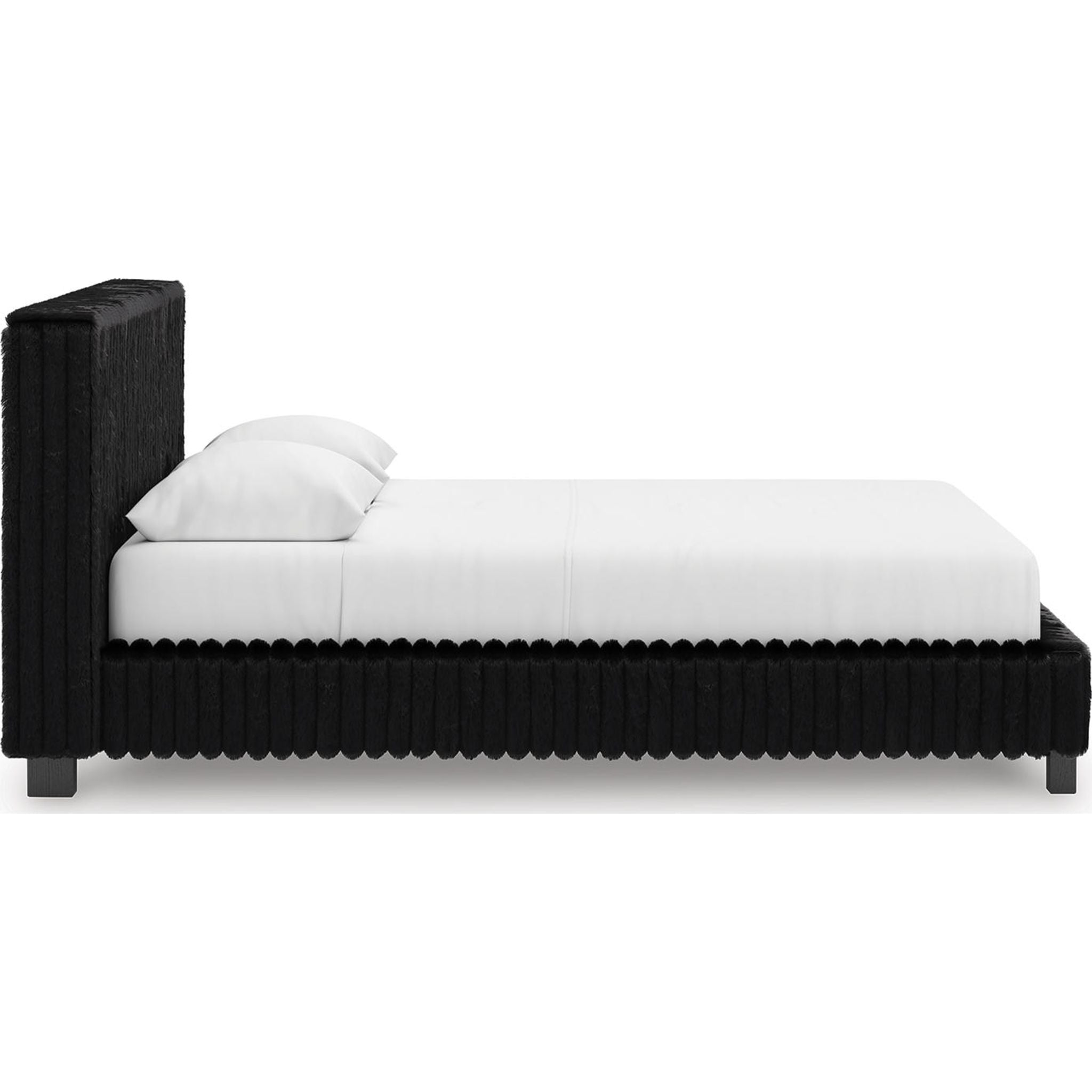Zuraleus Queen Upholstered Bed - Black