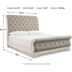 Realyn Sleigh Bed