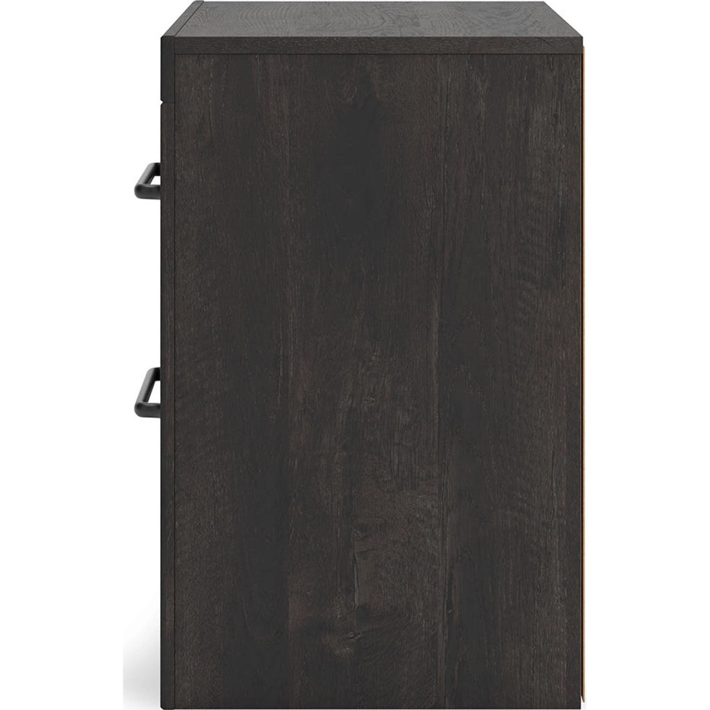 Hollivern Nightstand - Dark Gray