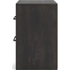 Hollivern Nightstand - Dark Gray