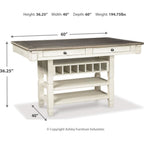 Bolanburg Counter Height Table - Two-tone - (D647-32)