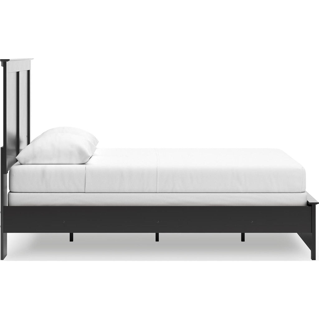 Maribel Panel Bed - Black