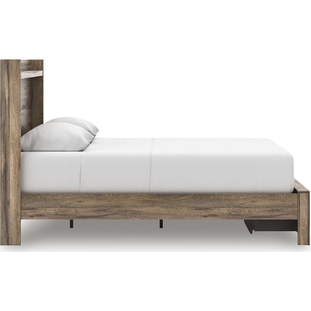 Elbrim Storage Bed - Brown