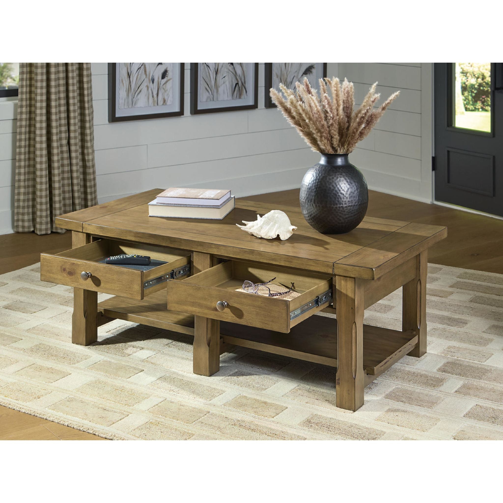 Vandenmore Coffee Table - Medium Brown
