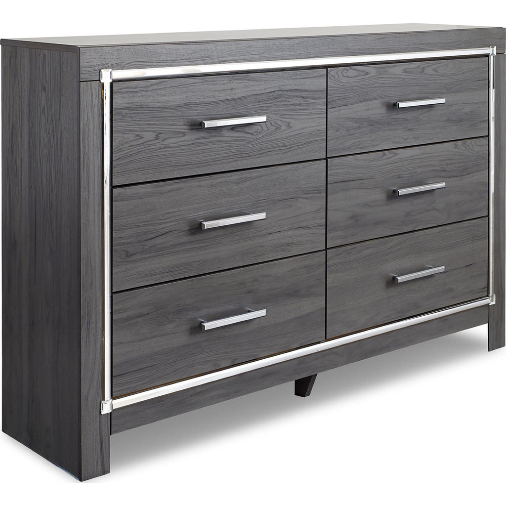 Lodanna Dresser and Mirror - Gray