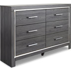 Lodanna Dresser and Mirror - Gray
