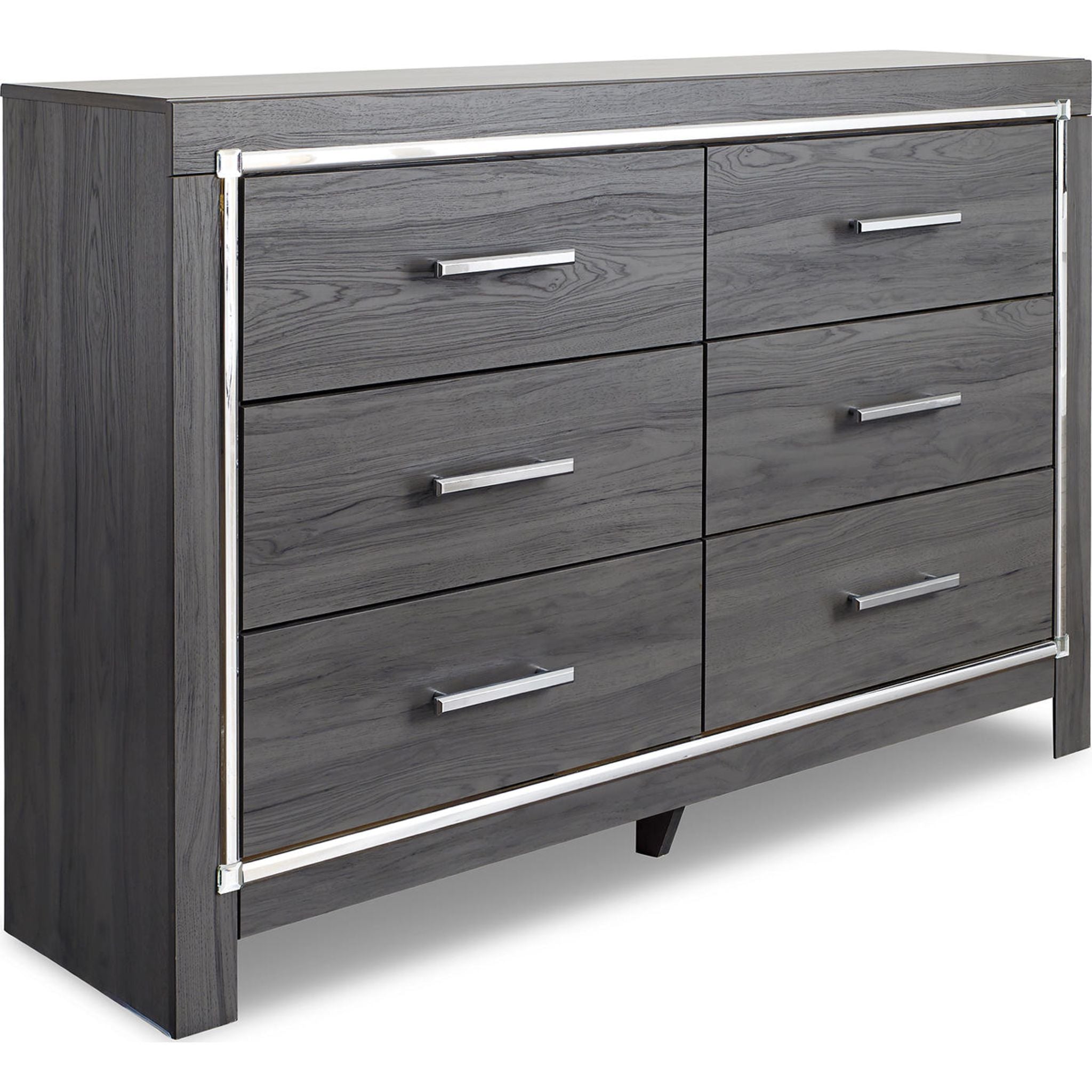 Lodanna Dresser and Mirror - Gray