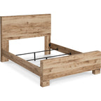 Hyanna 6 Piece King Panel Bedroom - Tan Brown