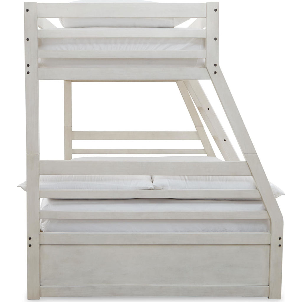 Robbinsdale Twin/Full Bunk Bed with Storage - Antique White