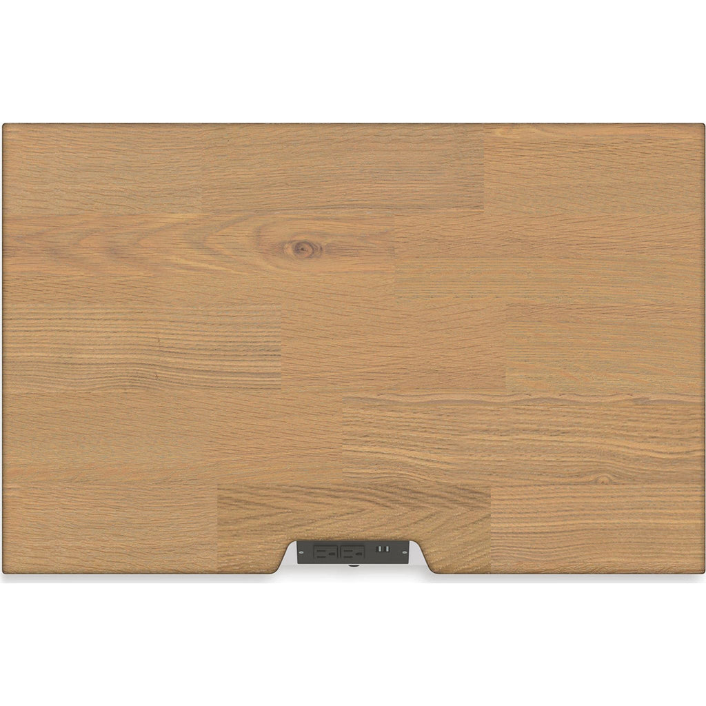 Ashbryn Nightstand - White/Natural