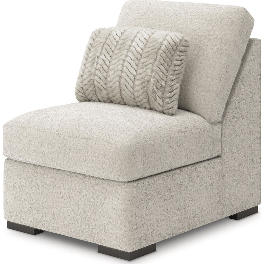 Cuddle Plush 8 Piece Modular Sectional with Ottomans - Arctic