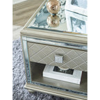 Chevanna End Table - Platinum