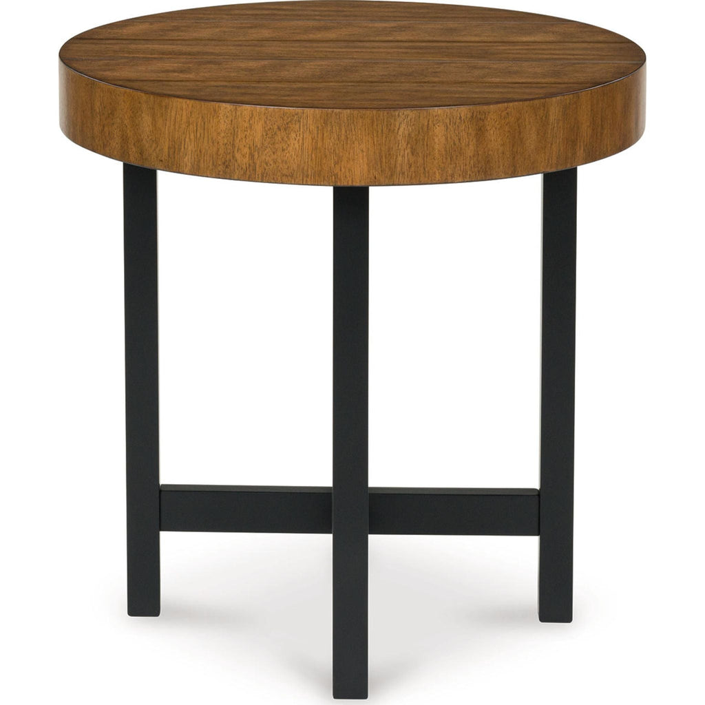 Steenlage 2 Pack Tables - Brown/Black