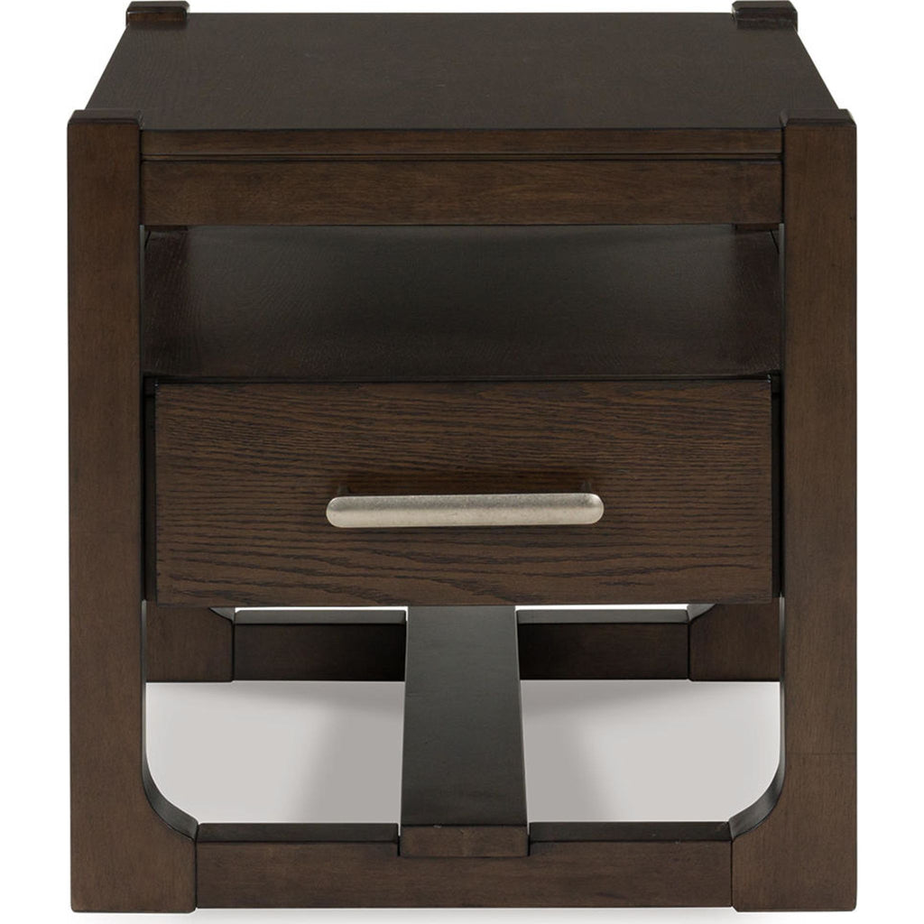 Breckington End Table - Dark Brown