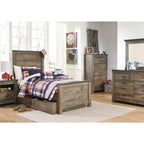Trinell Twin Bed - Brown