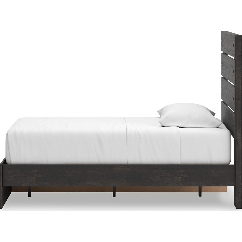 Hollivern Twin Storage Bed - Dark Gray