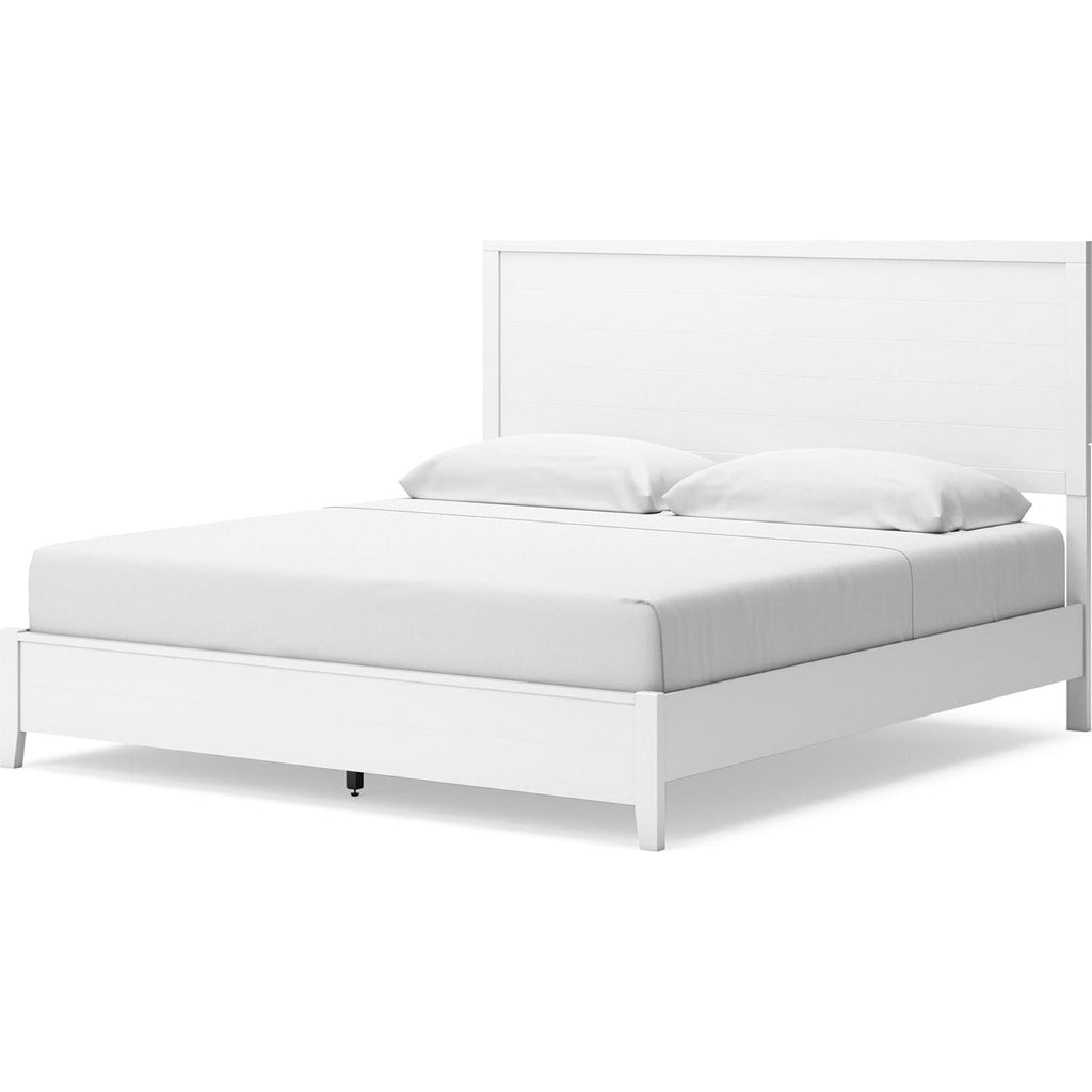 Binterglen 6 Piece King Panel Bedroom - White