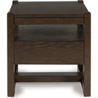 Breckington End Table - Dark Brown