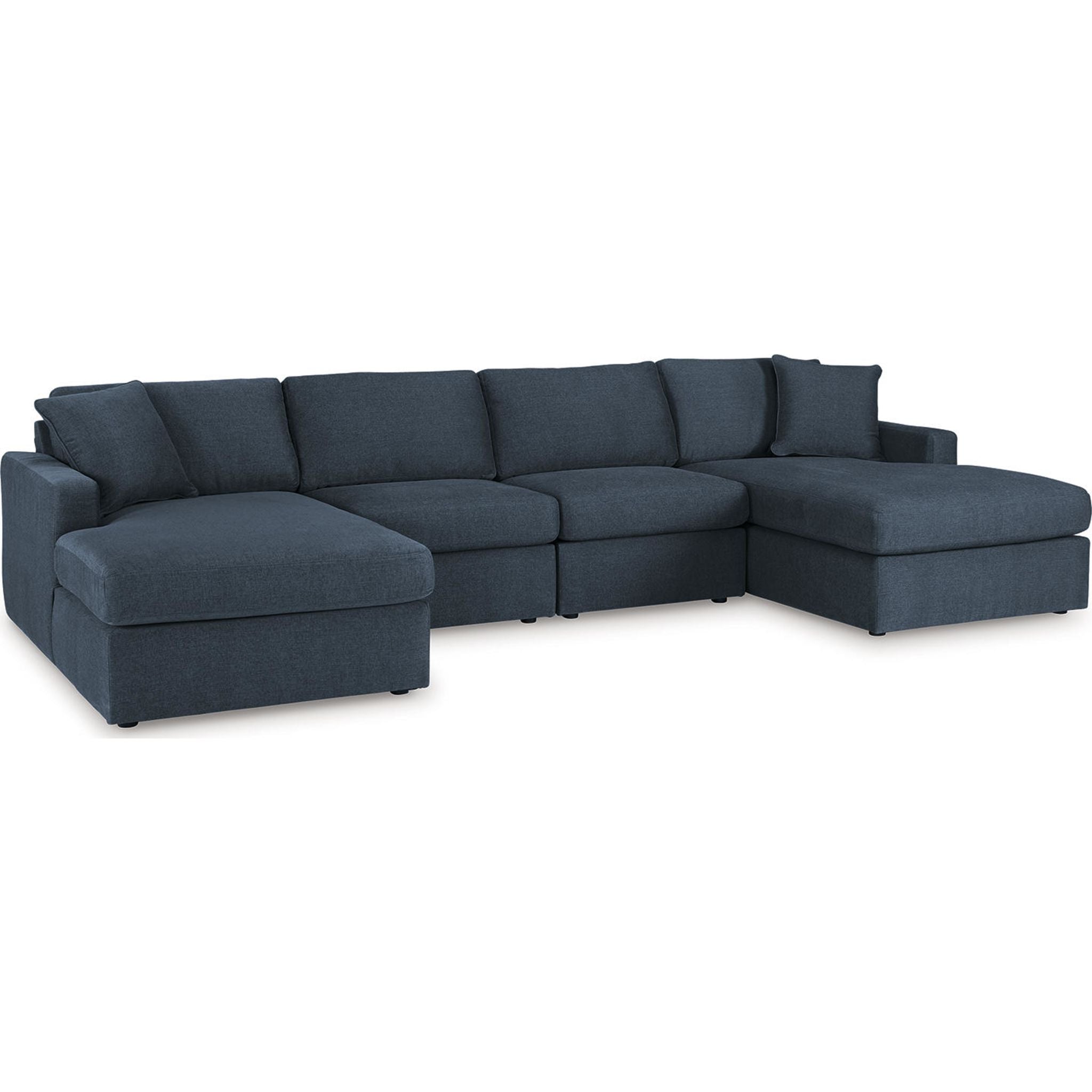Modmax 4 Piece Modular Sectional with Double Chaise