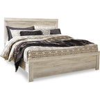 Bellaby 5 Piece King Panel Bedroom - Whitewash
